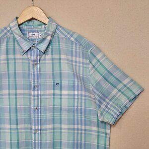 Southern Tide Classic Fit Short Sleeve Button Down XL